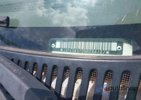 2003 Cadillac Escalade Standard из США, поврежденный, VIN 1GYEC63T03R286187